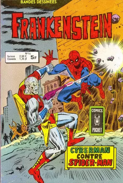 Frankenstein (Comics Pocket) - Cyberman - Cyberman contre Spider-man