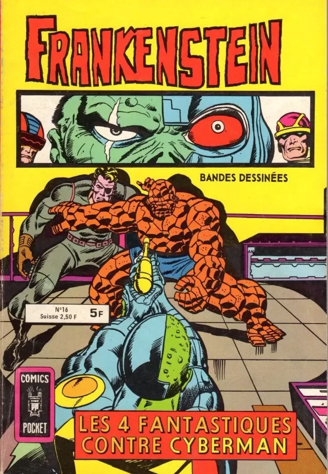 Frankenstein (Comics Pocket) - Cyberman - Les 4 Fantastiques contre Cyberman