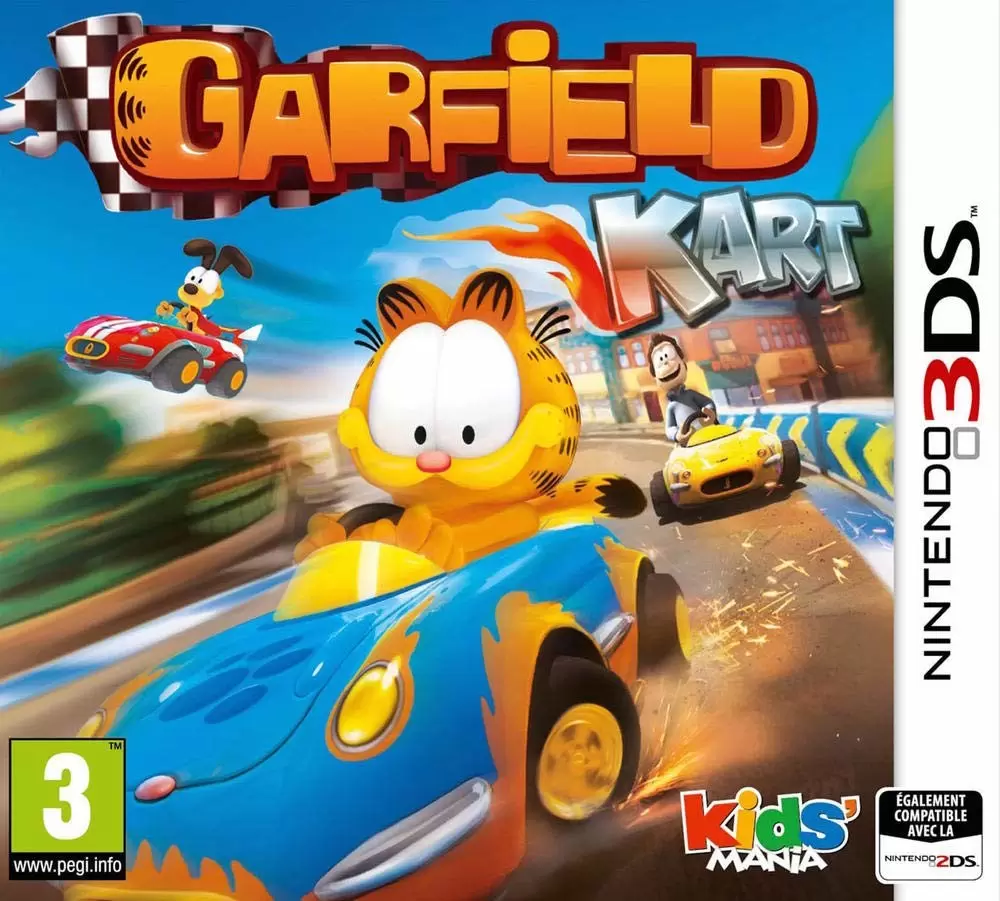 Nintendo 2DS / 3DS Games - Garfield Kart