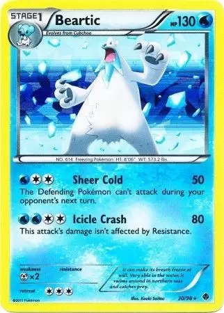 Emerging Powers - Beartic Holo Cracked Ice
