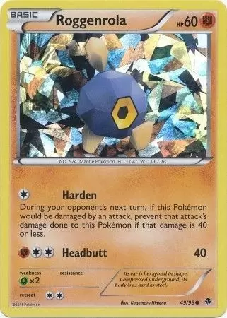Emerging Powers - Roggenrola Holo Cracked Ice