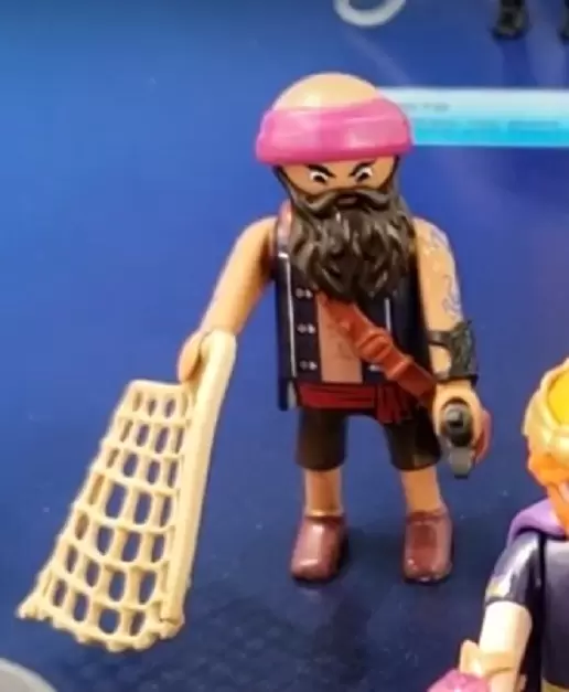 Playmobil: The Movie Figures (Série 2) - Pirate avec filet