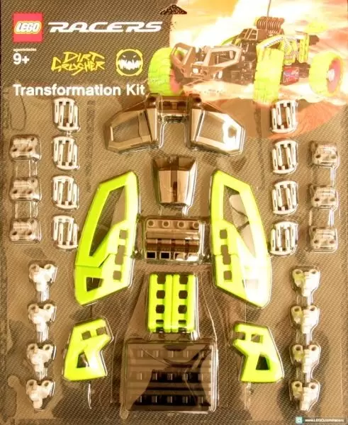 Politibetjent Foran gyldige Dirt Crusher Transformation Kit - LEGO Racers set 4285970