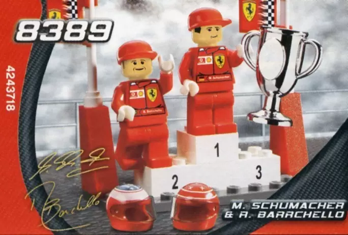 LEGO Racers - M. Schumacher and R. Barrichello