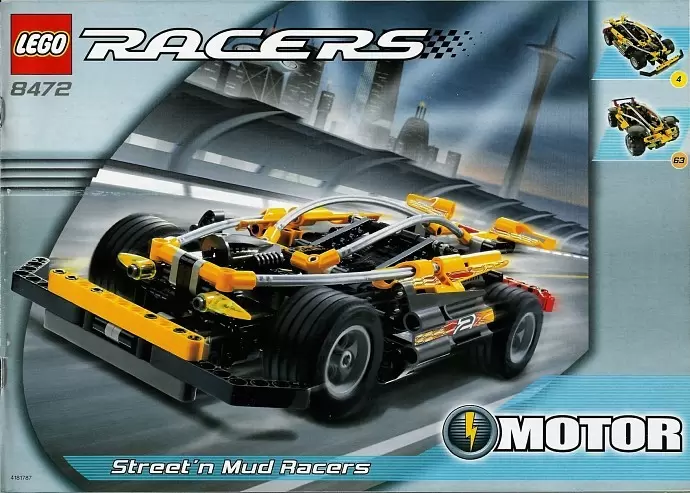 Street 'n' Mud Racer Racers set 8472