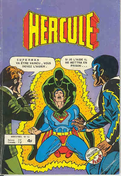 Hercule 1ère série (Collection Flash) - Eclair Noir & Superman : Eclair Noir contre Superman