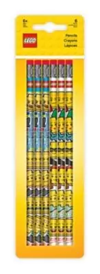 Autres objets LEGO - Crayons LEGO® – Paquet de 6