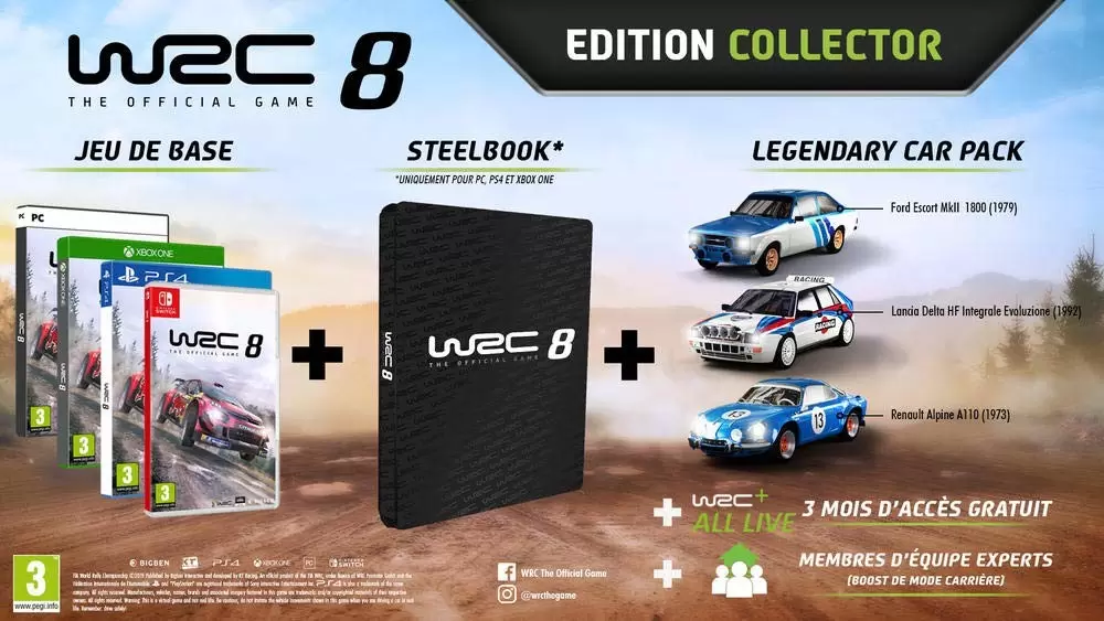 XBOX One Games - WRC 8 (Edition Collector)