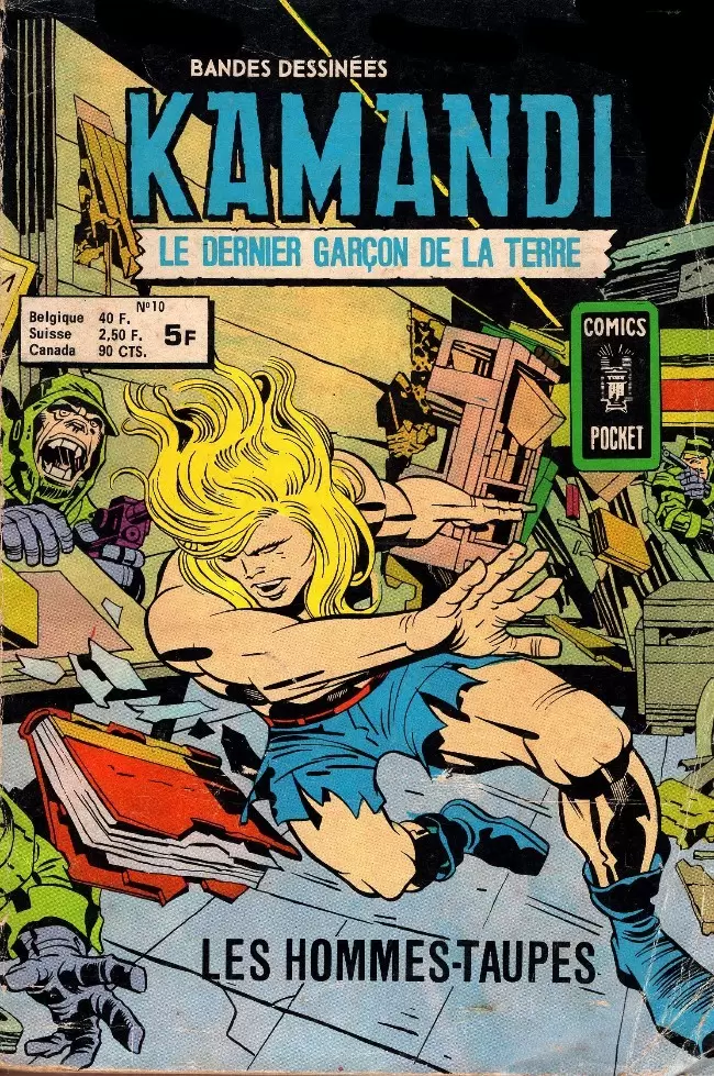 Kamandi - 1ère série (Comics Pocket) - Les hommes-taupes