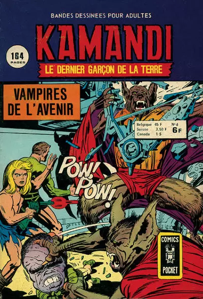 Kamandi - 1ère série (Comics Pocket) - Vampires de l\'avenir