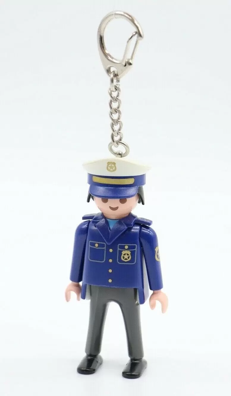 Porte clés Playmobil - Porte-clés policier