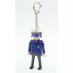 Porte-clés policier