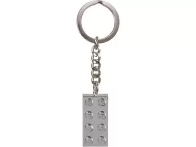 Porte-clés LEGO - LEGO Brick - 2x4 Silver