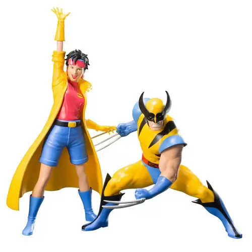 Marvel Kotobukiya - X-Men - Wolverine & Jubilee ARTFX+