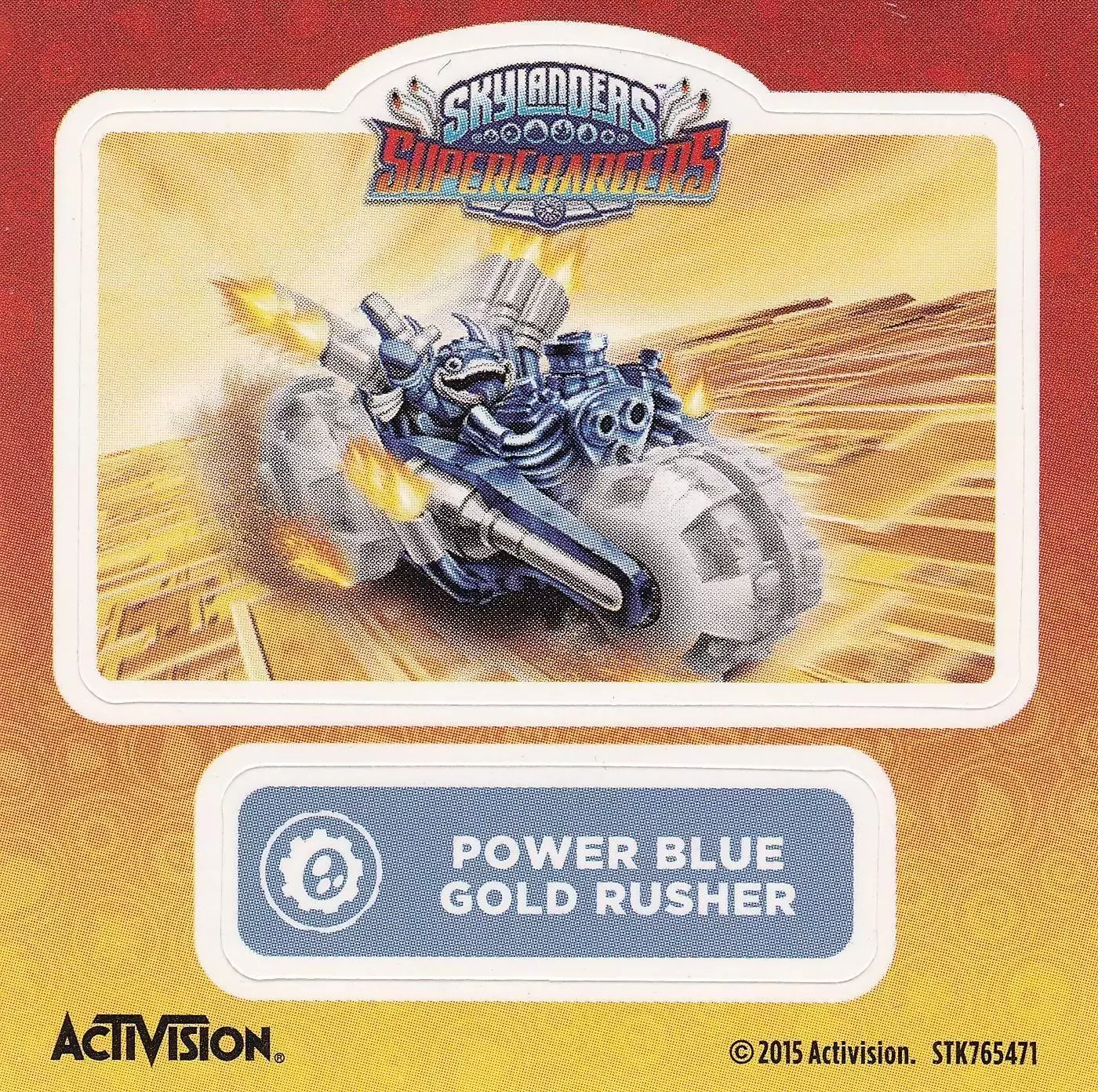 Skylanders SuperChargers - Power Blue Gold Rusher