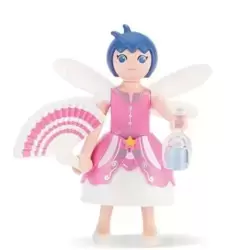 Fairy with fan and bottle