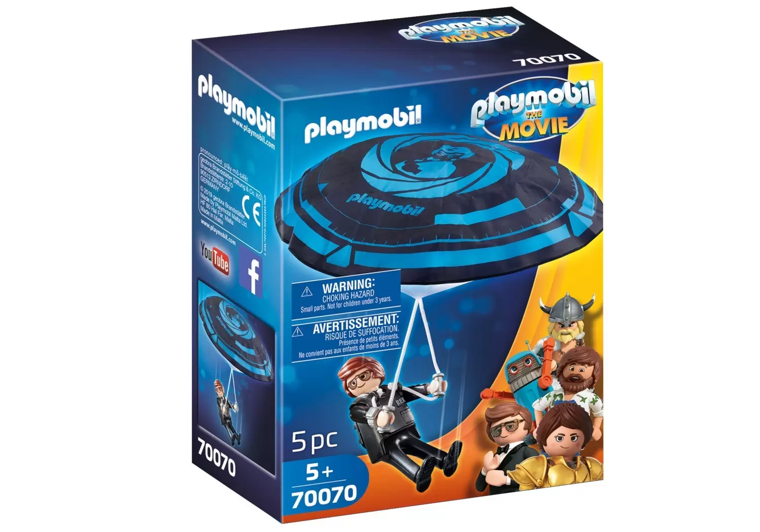 Playmobil : The Movie - Rex Dacher with parachute