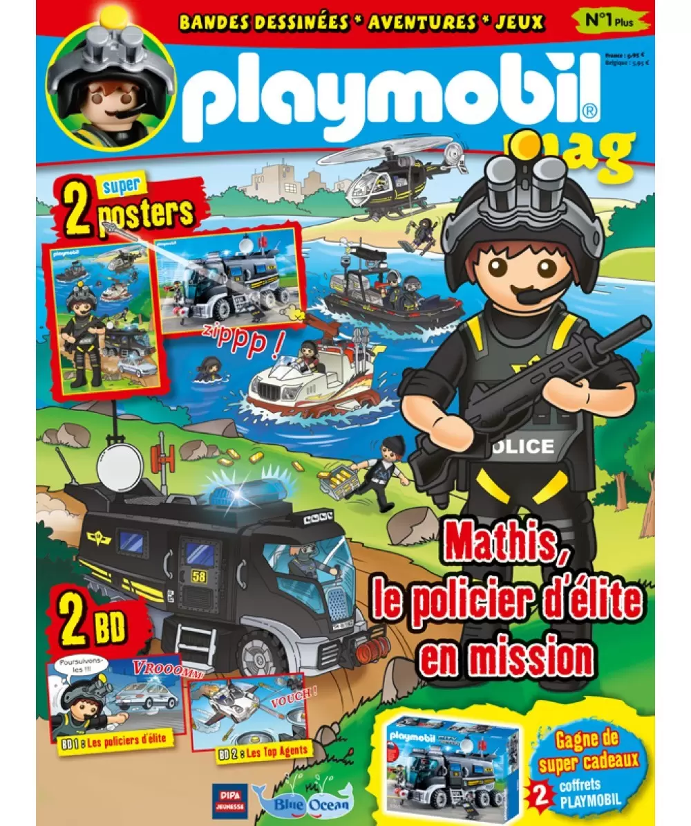Playmobil Magazine - Mathis, le policier d\'élite en mission
