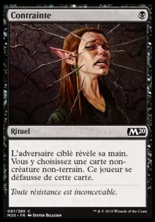 Core Set 2020 - Contrainte