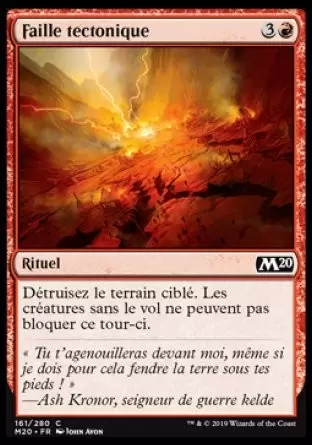 Core Set 2020 - Faille tectonique