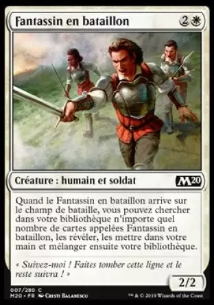 Core Set 2020 - Fantassin en bataillon