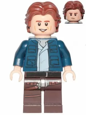 Minifigurines LEGO Star Wars - Han Solo Dark Brown Legs / Holster