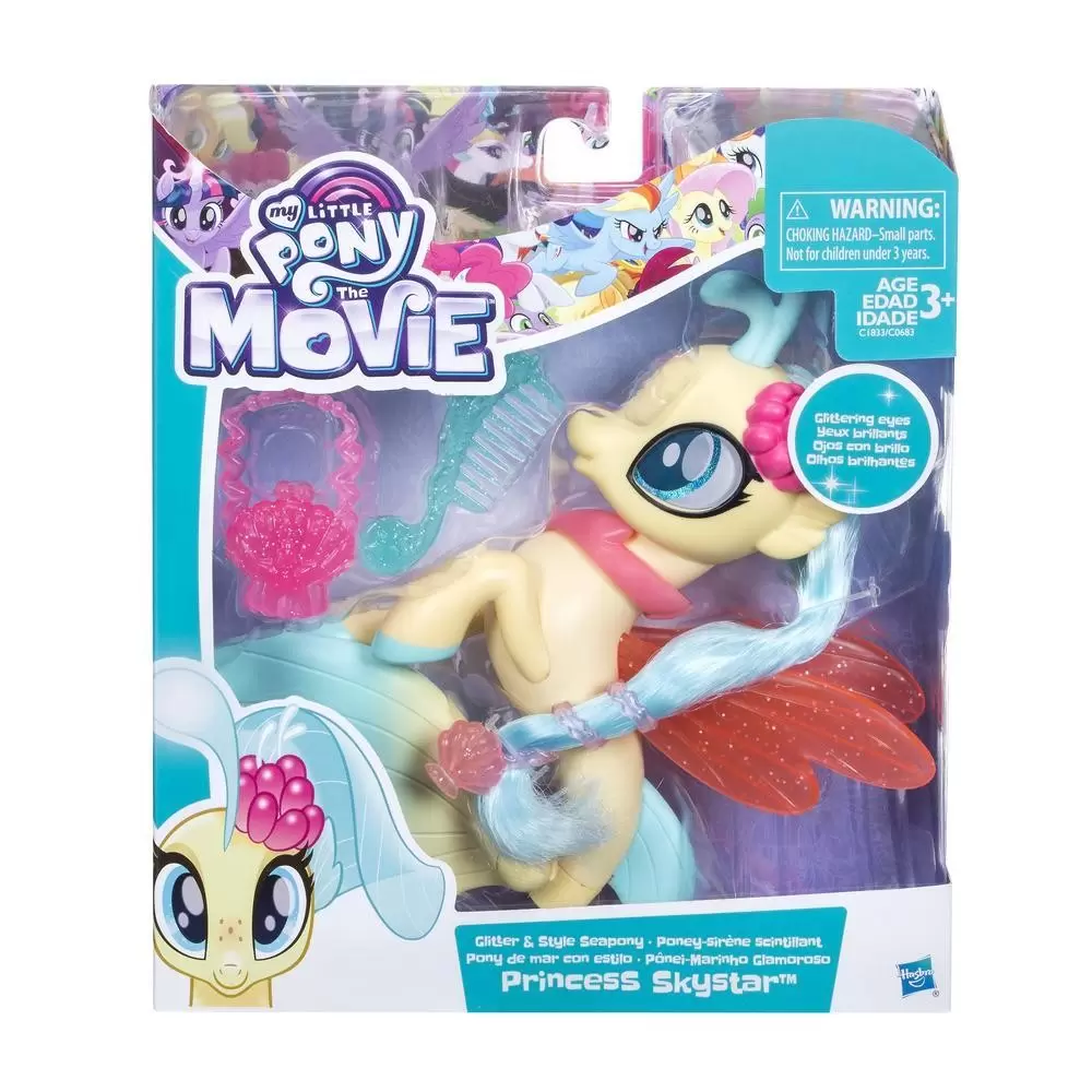 My Little Pony The Movie - Glitter & Style Seapony - Princess Skystar