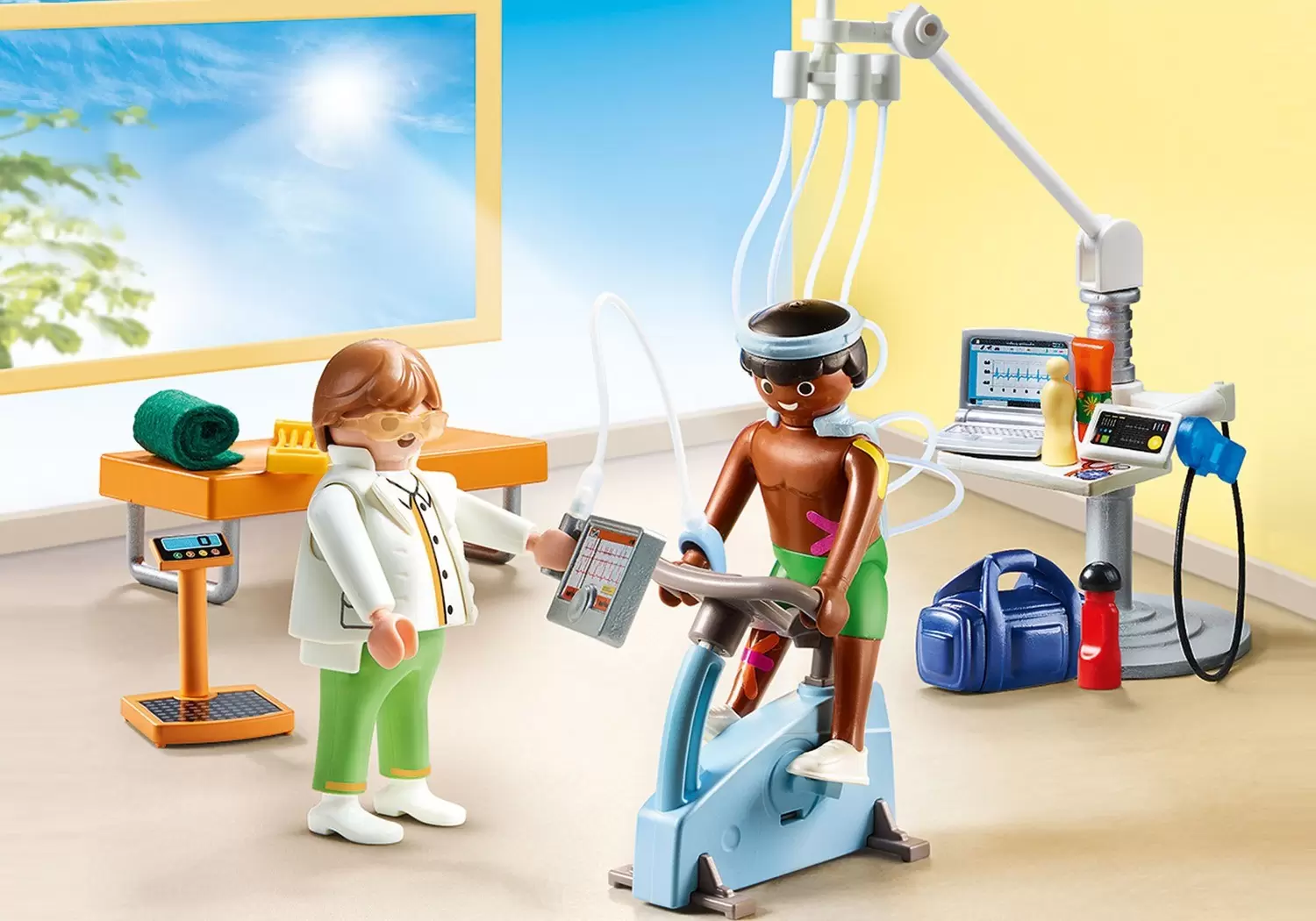 Playmobil Hôpital & Sauveteurs - Cabinet de kinésithérapeute