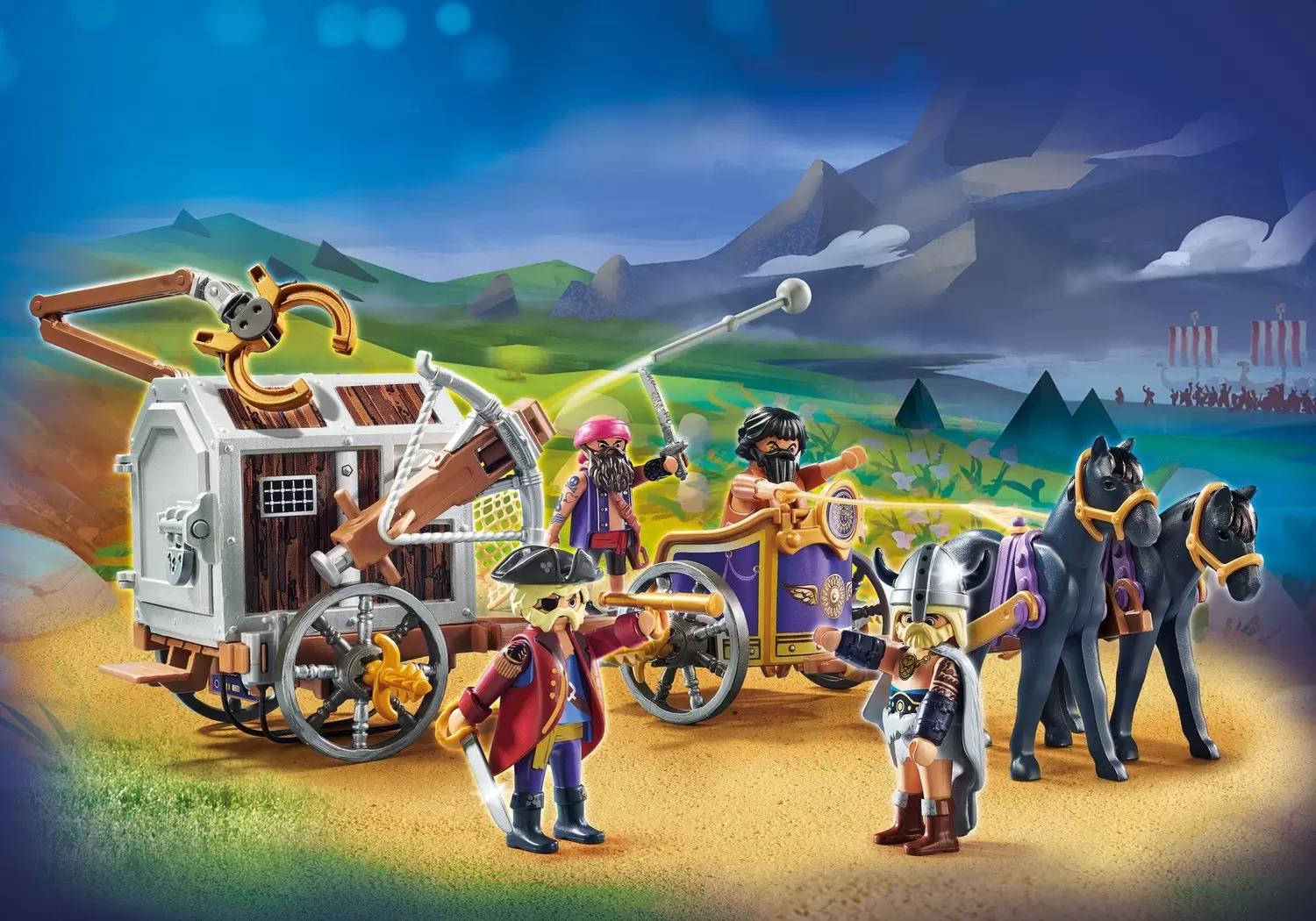 Playmobil : The Movie - Charlie with prisonwagon
