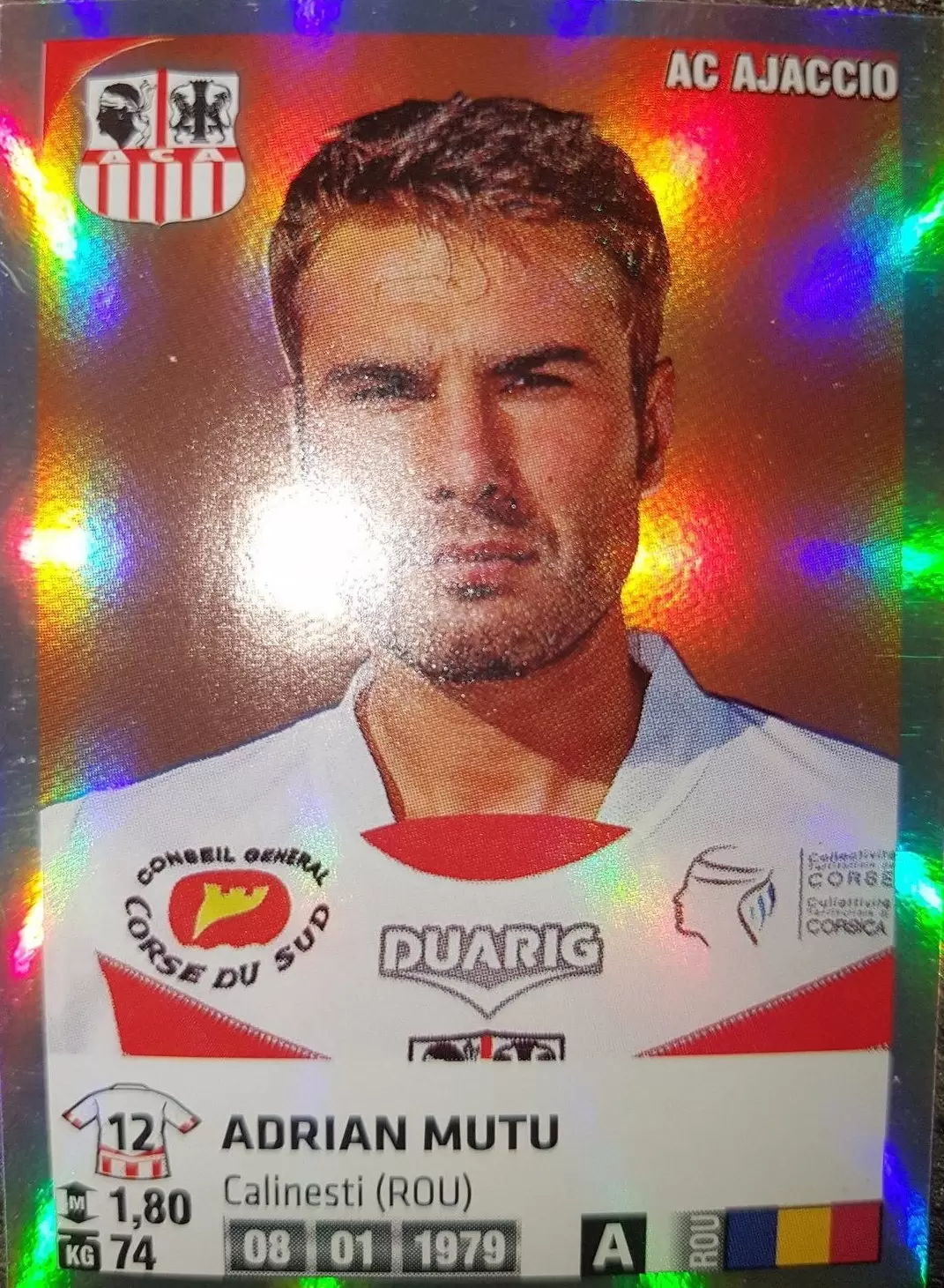 Foot 2012-13 (France) - Adrian Mutu - AC Ajaccio