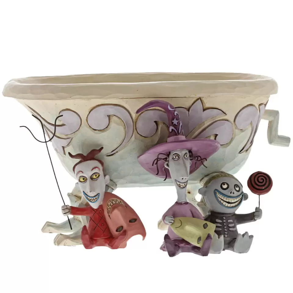 Disney Traditions by Jim Shore - Tricksters and Treats (Lock Shock Barrel Bowl)