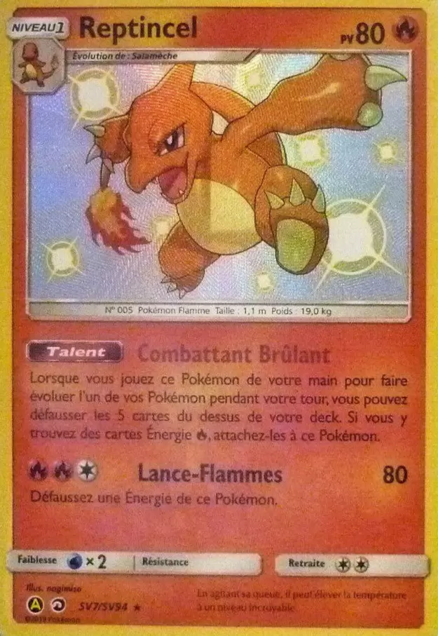 Cartes Pokémon Alternatives - Reptincel