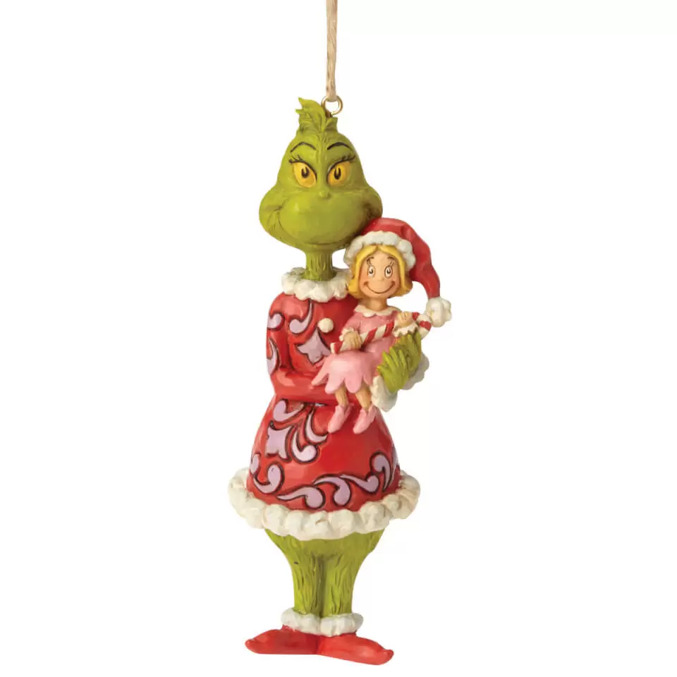 Dr Seuss by Jim Shore - Grinch Holding Cindy (Hanging Ornament)