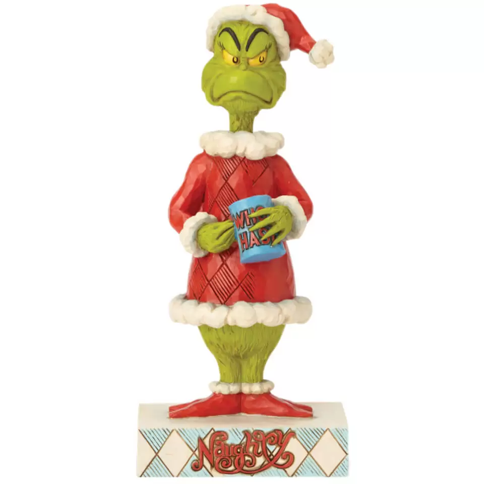 Dr Seuss by Jim Shore - Two-Sided Naughty/Nice Grinch