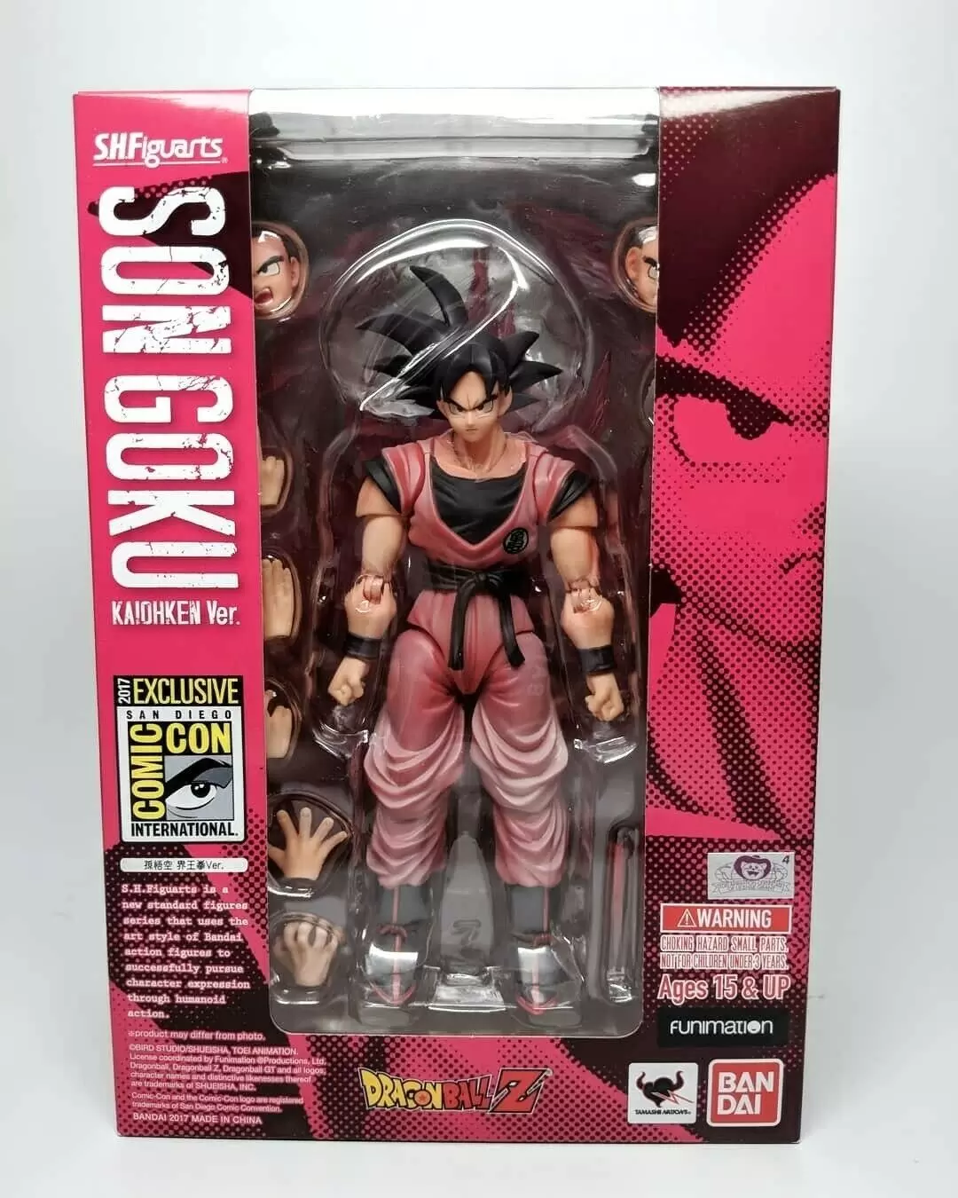 S.H. Figuarts Dragonball - Son Goku Kaioken Ver. SDCC 2017