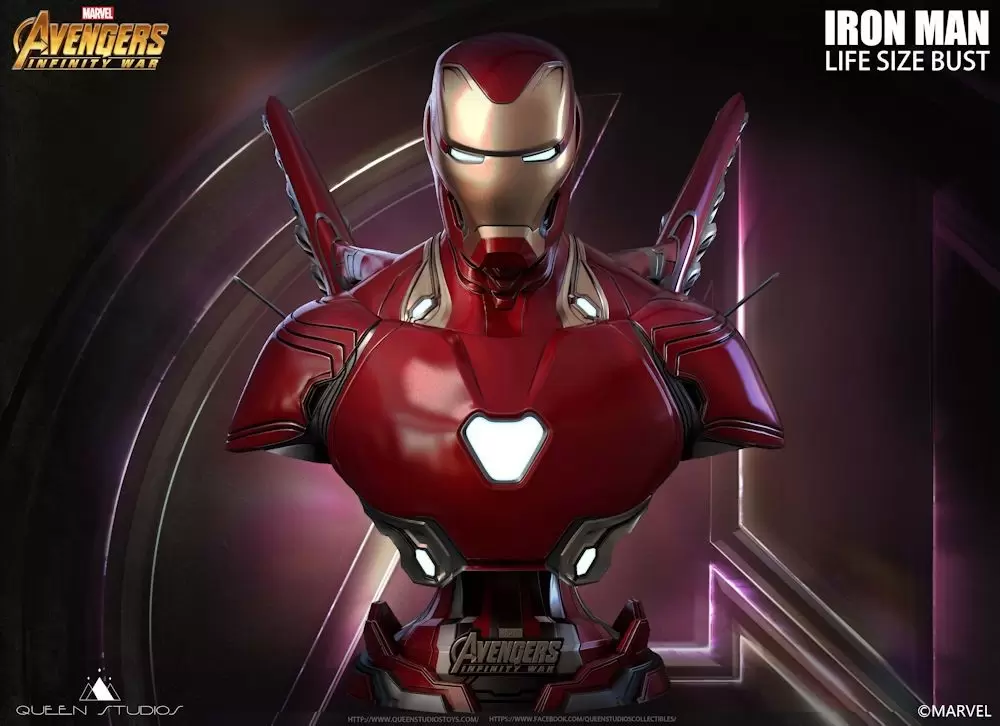Queen Studios - Iron Man Mark 50 - Life Size Bust