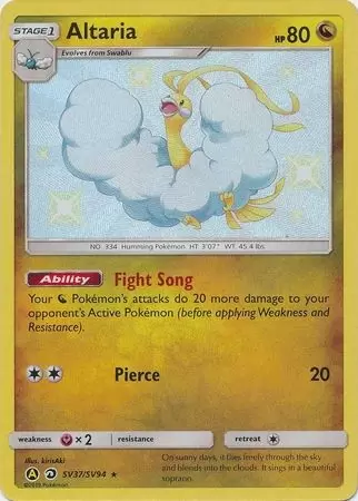 Alternatives Pokemon Cards - Altaria