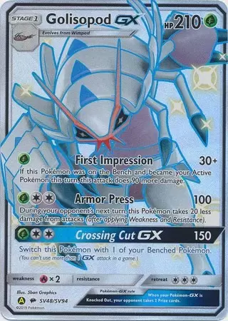Alternatives Pokemon Cards - Golisopod GX