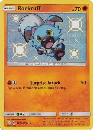 Alternatives Pokemon Cards - Rockruff