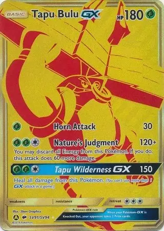 Alternatives Pokemon Cards - Tapu Bulu GX