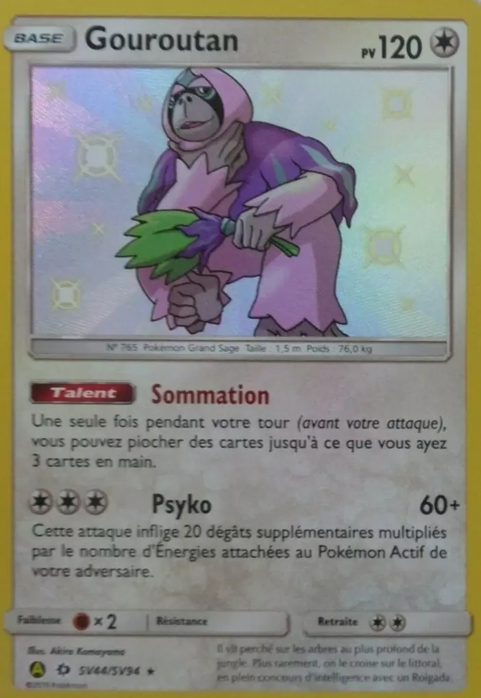 Cartes Pokémon Alternatives - Gouroutan
