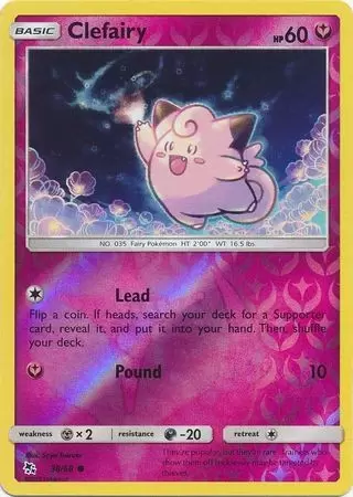 Hidden Fates - Clefairy Reverse