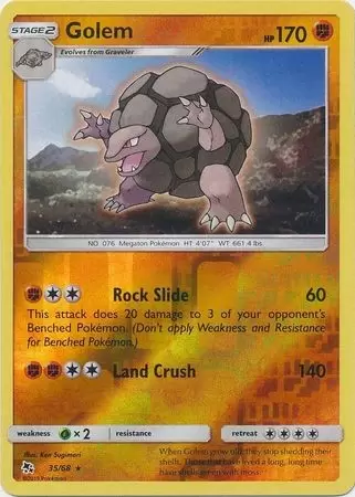 Hidden Fates - Golem Reverse