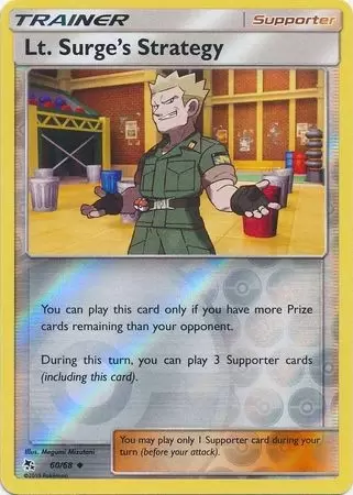 Hidden Fates - Lt. Surge\'s Strategy Reverse