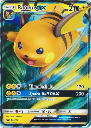 Sun & Moon Promos - Raichu GX