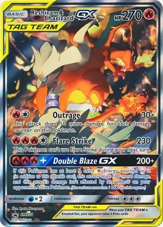Reshiram & Charizard GX - Sun & Moon Promos Pokémon card SM201