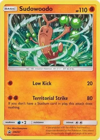 Sun & Moon Promos - Sudowoodo Holo
