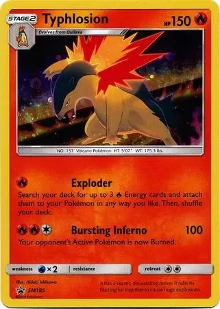 Sun & Moon Promos - Typhlosion Holo