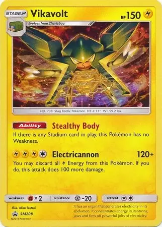 Sun & Moon Promos - Vikavolt Holo