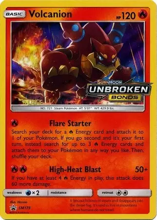 Sun & Moon Promos - Volcanion Logo Staff